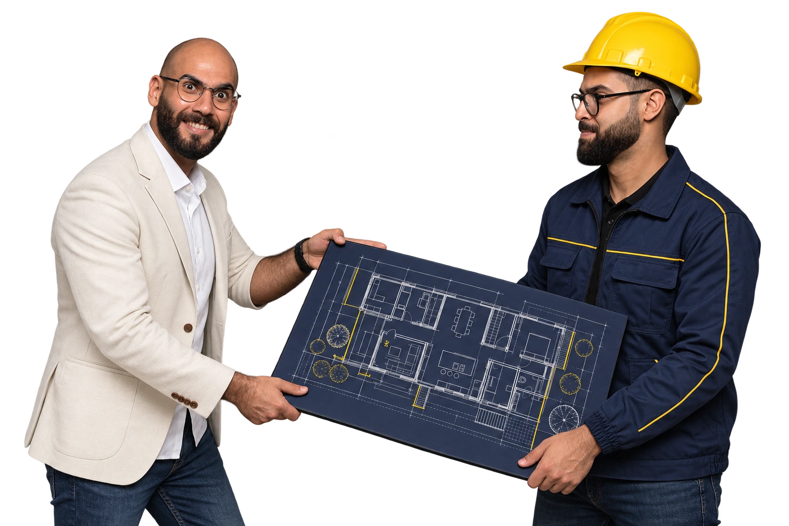 The DIGITUP team in a creative real estate setting